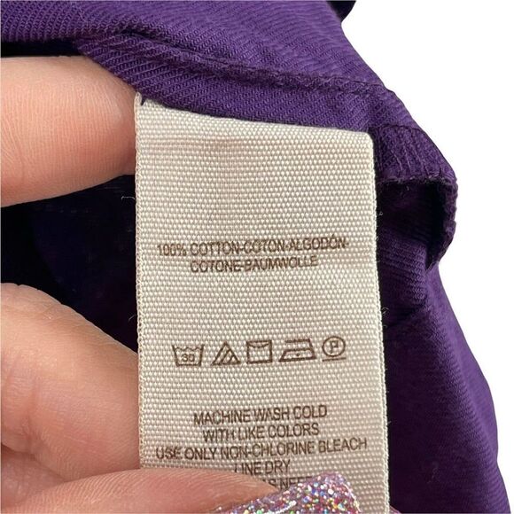 Free People Fleur De Jour Mini Dress Purple Off Shoulder Floral Embroidered XS - Picture 8 of 8